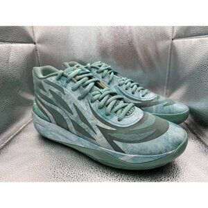 Size 11.5 Puma Mens LaMelo Ball MB.02 Lunar New Year Jade Sneakers 378284-01